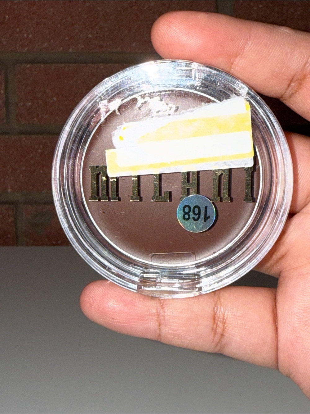 Milani Baked Blush Compact in Deep Brown Tone- Cheek KISS